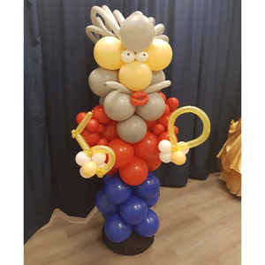 Abraham ballonpilaar 160 cm