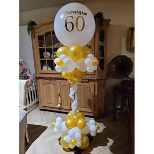 Ballonpilaar bloem luxe