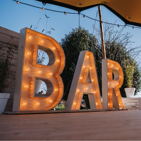 Lichtletters XL 100 cm