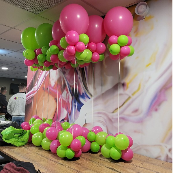 Tafeldecoratie luchtgevuld